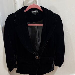 XOXO Women's Elegant Black Blazer
